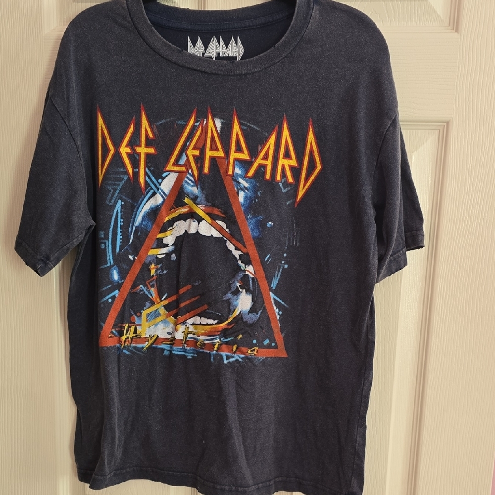 Def Leppard Hysteria Vintage 1987 Tour Tee‎